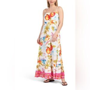 NWT Label of Love Tropical Print Maxi Dress- M or L